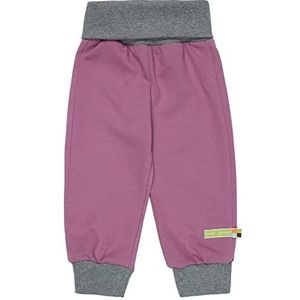 loud + proud Uniek, GOTS gecertificeerde leggings voor meisjes en meisjes, Grape.
