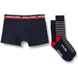Jack & Jones Jacmazon Giftbox Boxershorts & Socken Heren, Navy Blazer/Verpakking: Navy Blazer - Navy Blazer