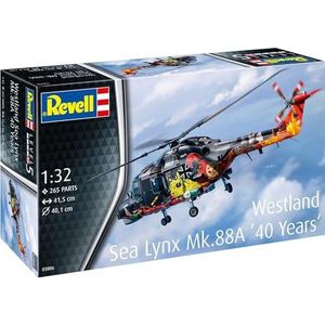 Revell 03806 Westland Sea Lynx MK.88 (speciale editie 40 jaar) 1/32 schaal ongebouwd/ongeverfd plastic modelbouwpakket