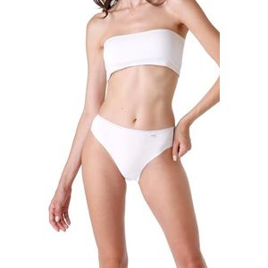 LOVABLE Tai Light Modal Cotton Lovely Lingerie Style Bikini (pack de 3) Femme, Blanc, M