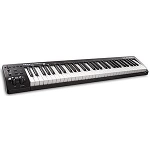 M-Audio Keystation 61 MK3 MIDI-toetsenbordcontroller met 61 toetsen, zwart