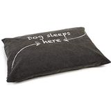 Other Beeztees kussen met opschrift ""Dog Sleeps Here"", 94 x 64 x 4 cm