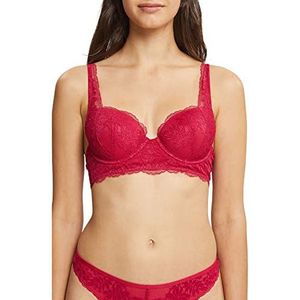 ESPRIT RCS Classic dames BH kant gevoerd Pink Fuchsia 95B, Fuchsia roze