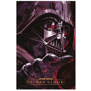 Grupo Erik: Obi Wan Kenobi Darth Vader poster | wandposter Star Wars 61 x 91,5 cm glanzend papier | Star Wars poster Obi Wan Kenobi