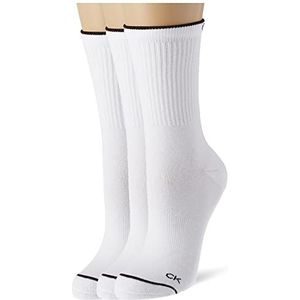 Calvin Klein Crew-sokken voor dames, Wit.