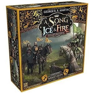 Asmodee | CMON | A Song of Ice & Fire - Baratheon | Starterset | Tabletop | 2 spelers | vanaf 14 jaar | 45+ minuten | Duits | meertalig