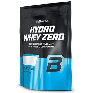 BioTechUSA Hydro Whey Zero Drankpoeder met wei-eiwitcomplex, extra aminozuren, glutenvrij, 454 g, vanille