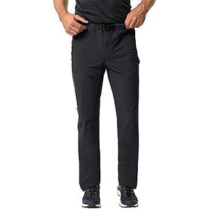 VAUDE Pantalon Randonnée Badile pour homme Ii, noir uni, 48 EU