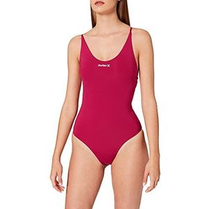 Hurley W One & Only One Piece zwempak dames, Fireberry