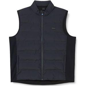 Hackett London Hs Fz gevoerd vest met capuchon voor heren, Navy Blauw