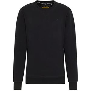 kilata Sweat-shirt pour homme en coton biologique, Noir, XL