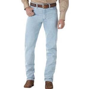 Wrangler Big & Tall Rugged Jeans voor heren, Gouden gesp.