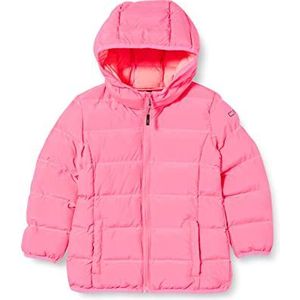 CMP Naadloze gevoerde jas voor meisjes en meisjes, Roze neonkleuren