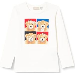 Chicco Manica Lunga T-shirt, korte mouwen, voor meisjes en meisjes, Wit.