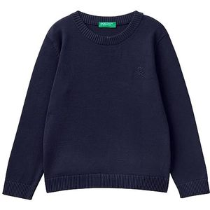 United Colors of Benetton Shirt G/C M/L 1294g1012 Sweater Kinderen en Jongeren (1 stuk), Blu Scuro 252
