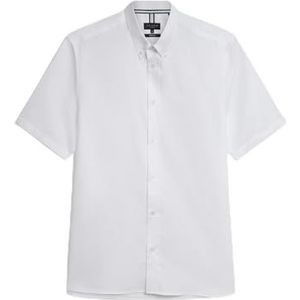 Ted Baker Alyth Ss Regular Branded Oxford Shirt Heren (1 stuk), Wit., XXL