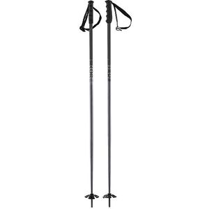 HEAD Kore Uniseks skistokken voor volwassenen, zwart/antraciet, 125 cm
