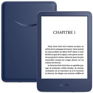 Kindle (version 2022) – Le Kindle le plus léger et le plus compact, avec désormais un écran haute résolution de 6”, 300 ppp et 2 fois plus stockage | Sans publicités | Denim - R