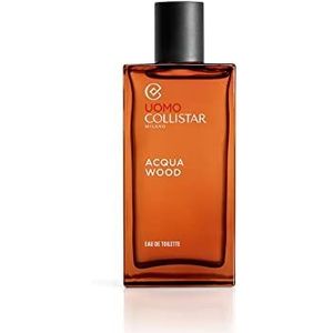 Collistar Eau Wood verkwikkende eau de toilette, lichaamsgeur met houtachtige noten en aromatische accenten, 100 ml