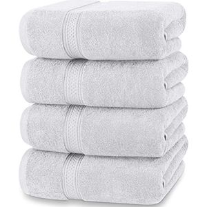 Utopia Towels - Set van 4 hoogwaardige badhanddoeken van 100% gekamd katoen, sneldrogend, zeer absorberend, zachte handdoeken, perfect voor dagelijks gebruik - 68,6 x 137,2 cm