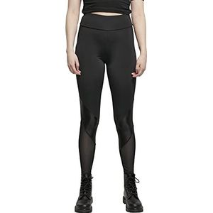 Urban Classics High waist leggings voor dames, zwart/zwart