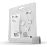 Lindy 40461 USB-sloten, groen, 10 stuks