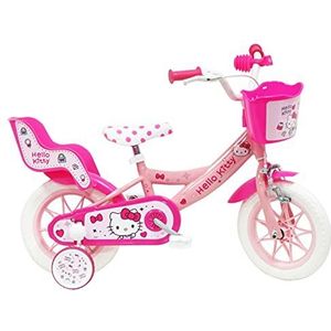 Hello Kitty Fiets voor meisjes, fuchsia, maat 12 inch