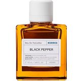 Korres Black Pepper Eau de toilette voor heren, dermatologisch getest, veganistisch, 50 ml
