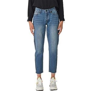 Q/S designed by Boyfriend Jeans voor dames, Blauw (Blue Denim Havy Stoned 57y6)