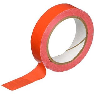 TapeCase TC414-17 inch X 72YD-RED UPVC/elastiek, 0,04 cm dik, 72 m lang, 43,2 cm breed, 1 rol