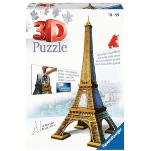 Ravensburger 12556 Eiffel Tower 3D puzzel 216 stuks, 3D puzzels