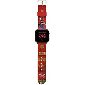 Kids Euroswan - GSM4107 Super Mario led-horloge, cartoon, meerkleurig (GSM4107), meerkleurig, casual, Meerkleurig, Casual