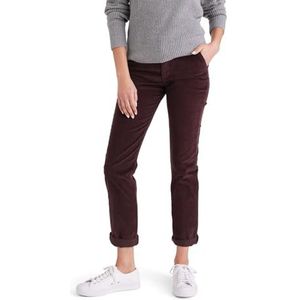 Dockers New Weekend Harvest Gold Cotton Chino broek voor dames, Wijn