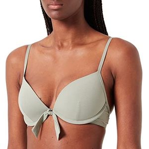 Esprit Hamptons Beach RcPad Plun.Bra Bikini voor dames, Licht Khaki.