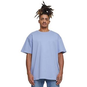 Build Your Brand Oversized T-shirt voor heren, Paarsblauw