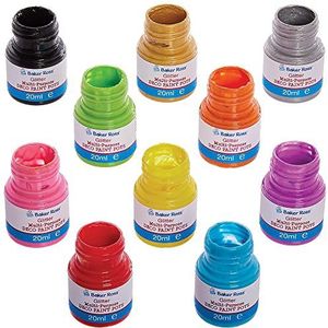 Baker Ross Glitterkleuren – set van 10 kleuren voor kinderen (FX324)