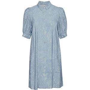 ICHI IHCASSIOPEIA casual jurk met blouse-kraag DR2, 144122/luchtblauw