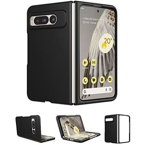 Foluu Coque pour Google Pixel Fold 2023, ultra mince, en polycarbonate mat, avec prise en main antidérapante, protection complète pour Google Pixel Fold 2023 (noir)