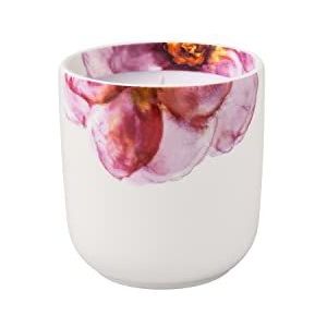 Villeroy & Boch - Rose Garden Home Geurkaars Velvet Rose 8,5 x 8,5 x 9 cm, porselein