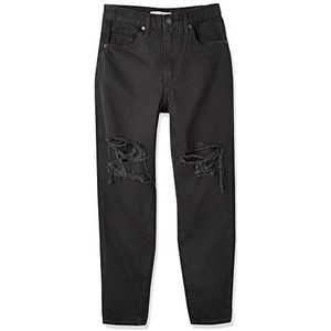 Levi's Hoge taille mama jeans zwarte hoge taille dames, zwart of wit.