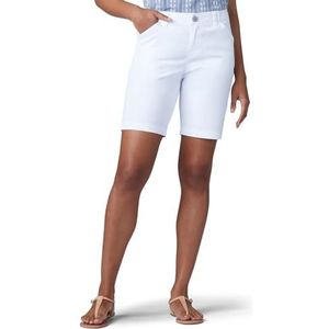 Lee Regular Fit Chino Bermuda Shorts - Bermuda Shorts Dames, Wit, 42, Wit.