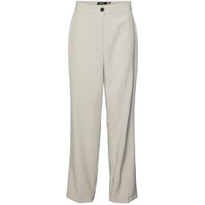 VERO MODA Vmrita Mw Boo rechte broek voor dames, Zilveren voering.