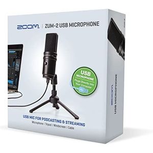 Zoom - ZUM-2 - USB-condensatormicrofoon Podcast