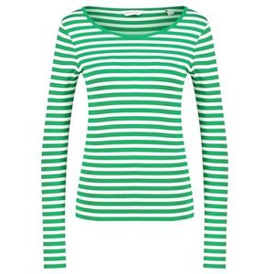 GANT T-shirt met fijne strepen 1 x 1 dames T-shirt, Lavendel groen
