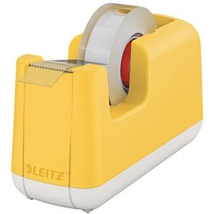 Leitz Plakbanddispenser, zware basis met band, Cosy serie warm geel, 53670019