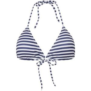 Pepe Jeans Haut de bikini STP Rib Tr pour femme, Bleu marine, L