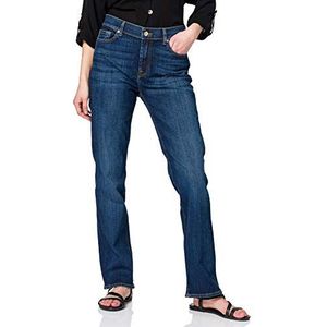 7 For All Mankind The Straight Jeans, donkerblauw, 24 (FR 34) dames, Blauw