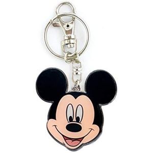 Disney Mickey Two Sided Colored Pewter Sleutelring