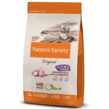 Nature's Variety Original No Grain - Droogvoer voor volwassen katten gesteriliseerd - graanvrij met kalkoen zonder botten - 7 kg