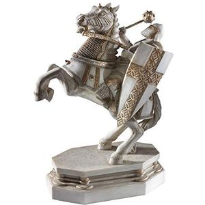 The Noble Collection Harry Potter White Knight Bookend – 30 cm (30 cm) met hand beschilderde boekenstandaard – Harry Potter filmset filmaccessoires hand – cadeaus voor familie, vrienden en Harry